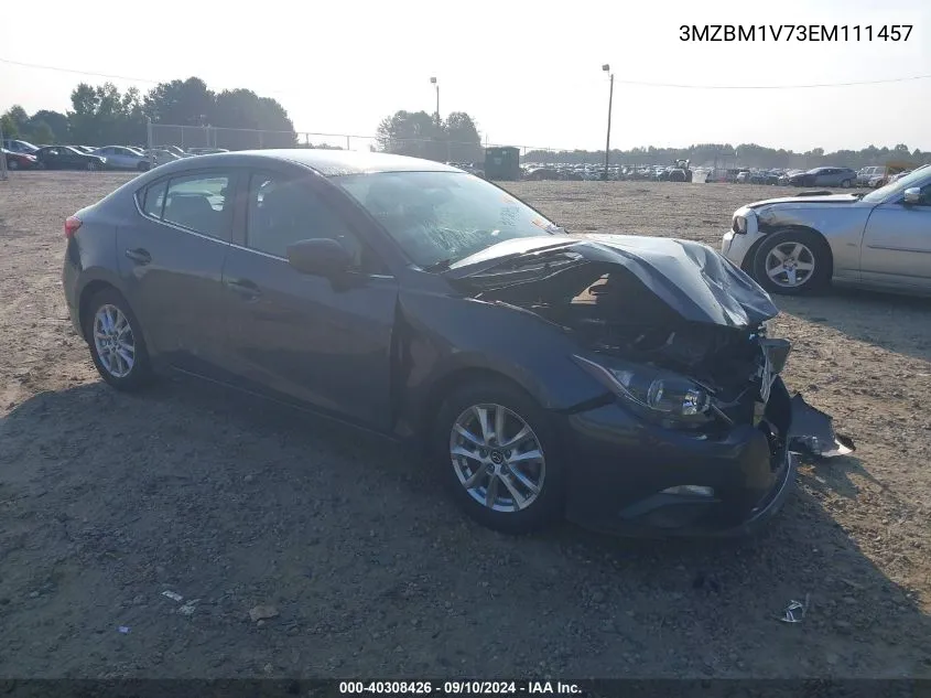 2014 Mazda Mazda3 I Touring VIN: 3MZBM1V73EM111457 Lot: 40308426