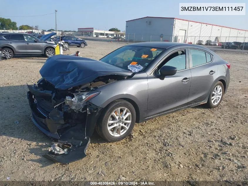 2014 Mazda Mazda3 I Touring VIN: 3MZBM1V73EM111457 Lot: 40308426