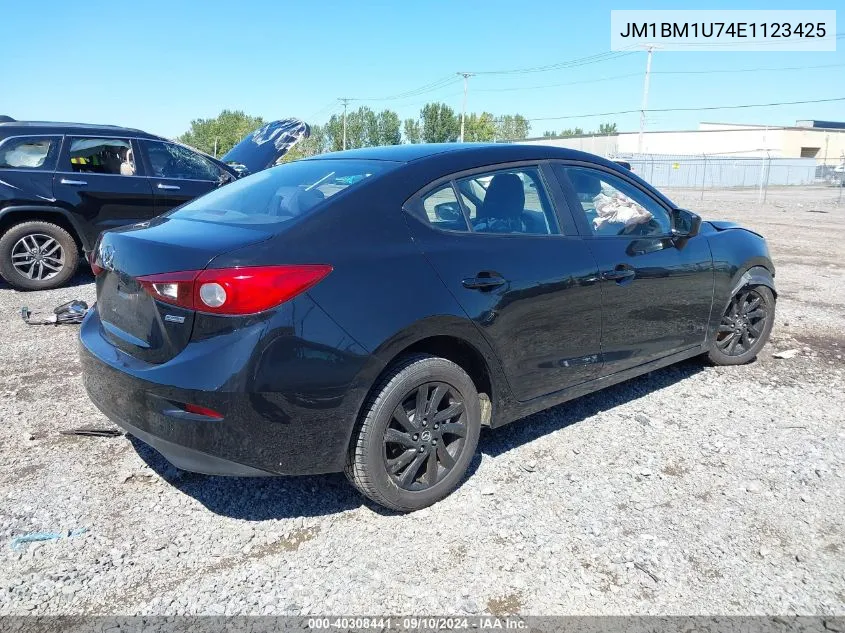 2014 Mazda Mazda3 I Sport VIN: JM1BM1U74E1123425 Lot: 40308441