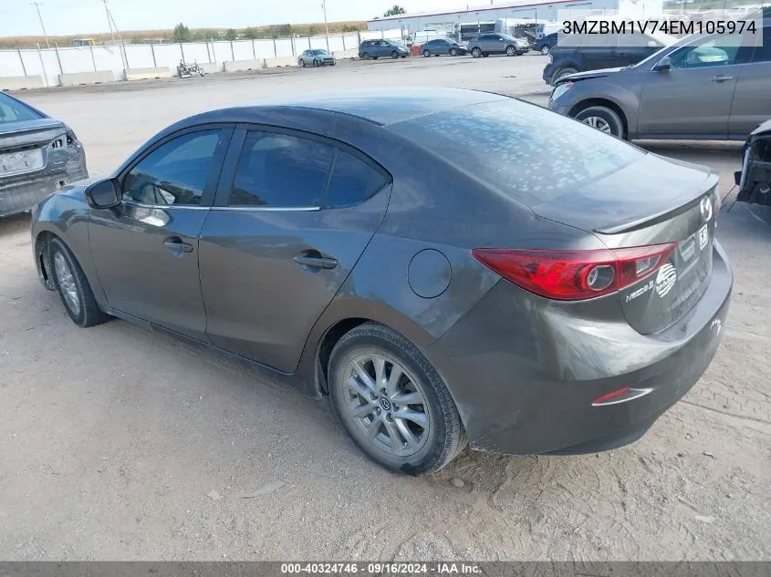 2014 Mazda Mazda3 I Touring VIN: 3MZBM1V74EM105974 Lot: 40324746