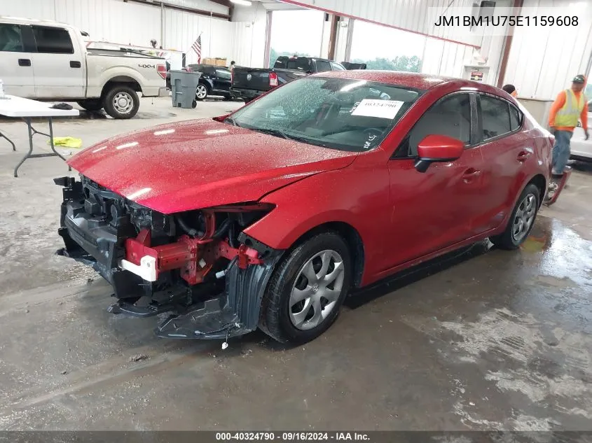 2014 Mazda 3 Sport VIN: JM1BM1U75E1159608 Lot: 40324790