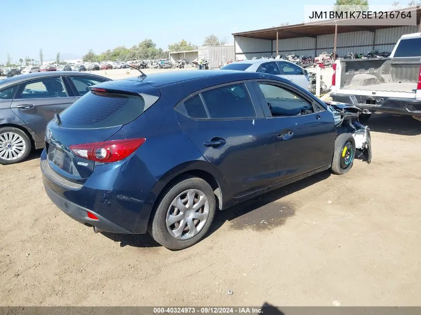 JM1BM1K75E1216764 2014 Mazda Mazda3 I Sport