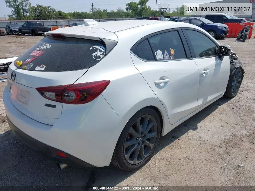 2014 Mazda Mazda3 Grand Touring VIN: JM1BM1M3XE1197137 Lot: 40344122