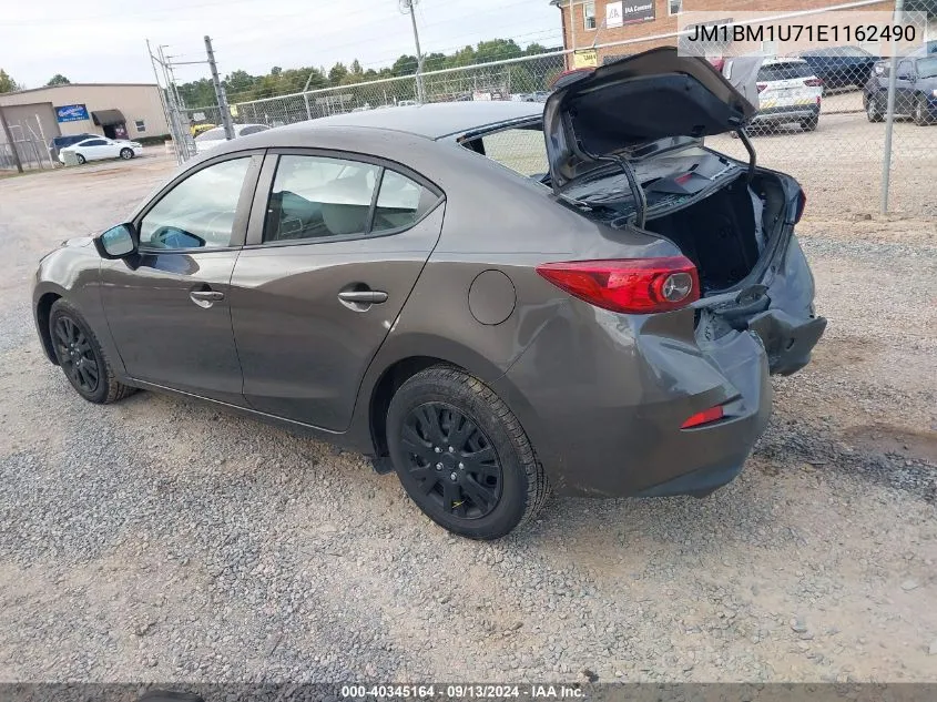 2014 Mazda Mazda3 I Sport VIN: JM1BM1U71E1162490 Lot: 40345164