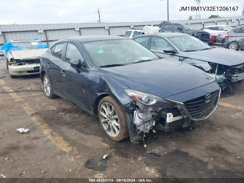 2014 Mazda 3 Touring VIN: JM1BM1V32E1206167 Lot: 40353174