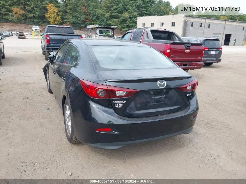 2014 Mazda Mazda3 I Touring VIN: JM1BM1V70E1171759 Lot: 40357151