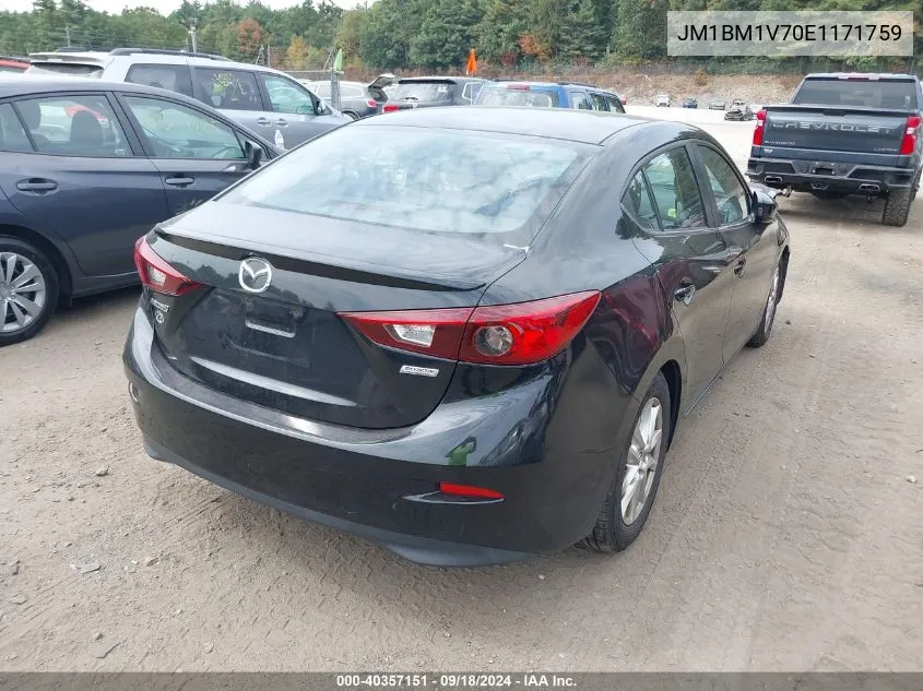 2014 Mazda Mazda3 I Touring VIN: JM1BM1V70E1171759 Lot: 40357151