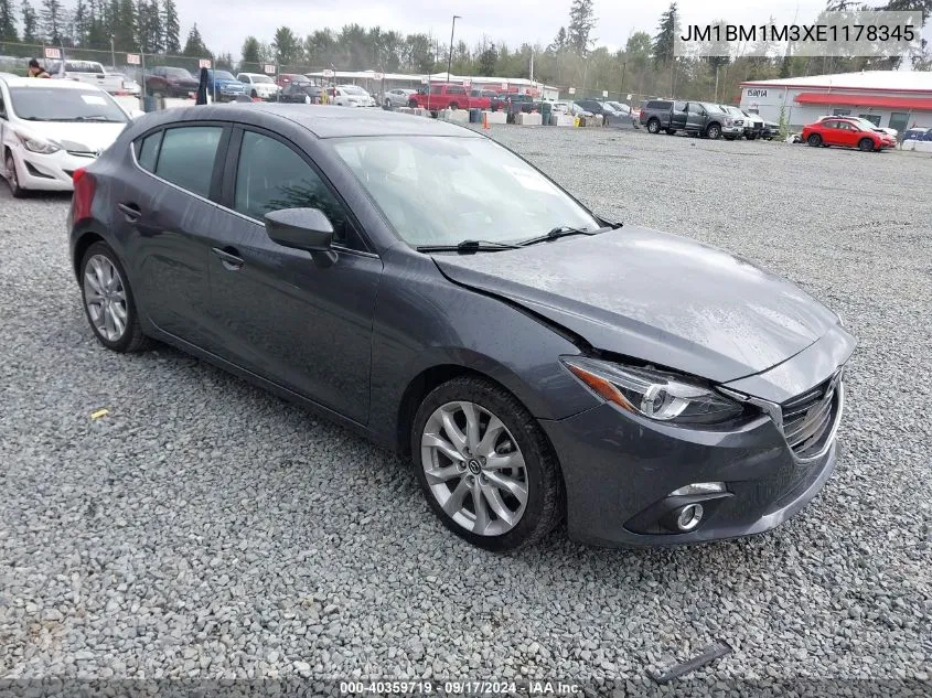 2014 Mazda Mazda3 S Grand Touring VIN: JM1BM1M3XE1178345 Lot: 40359719