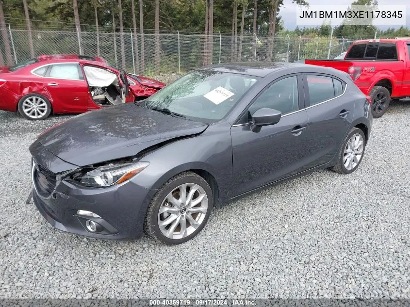 2014 Mazda Mazda3 S Grand Touring VIN: JM1BM1M3XE1178345 Lot: 40359719