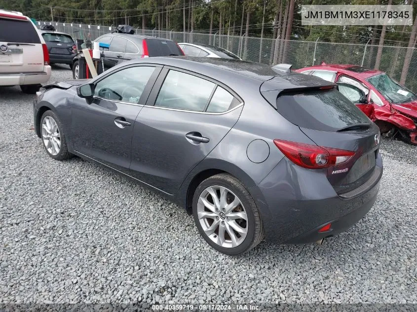 2014 Mazda Mazda3 S Grand Touring VIN: JM1BM1M3XE1178345 Lot: 40359719