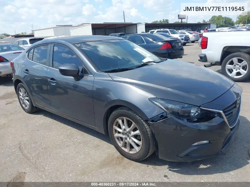 2014 Mazda Mazda3 I Touring VIN: JM1BM1V77E1119545 Lot: 40360231