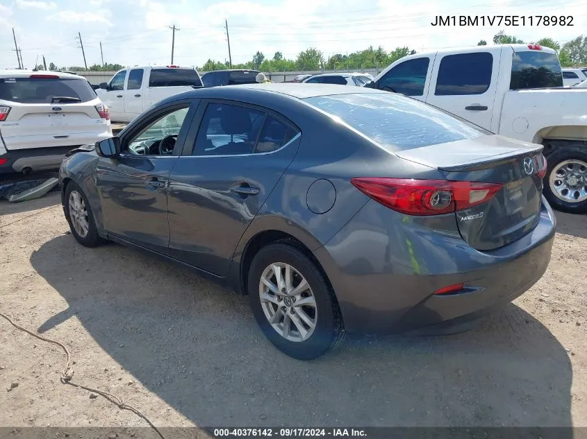 JM1BM1V75E1178982 2014 Mazda Mazda3 I Touring