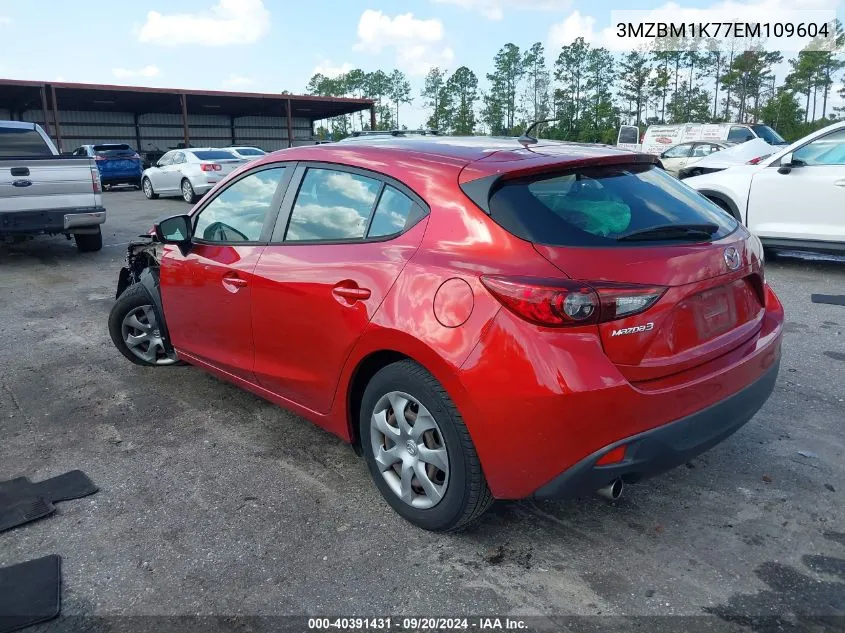 2014 Mazda Mazda3 I Sport VIN: 3MZBM1K77EM109604 Lot: 40391431