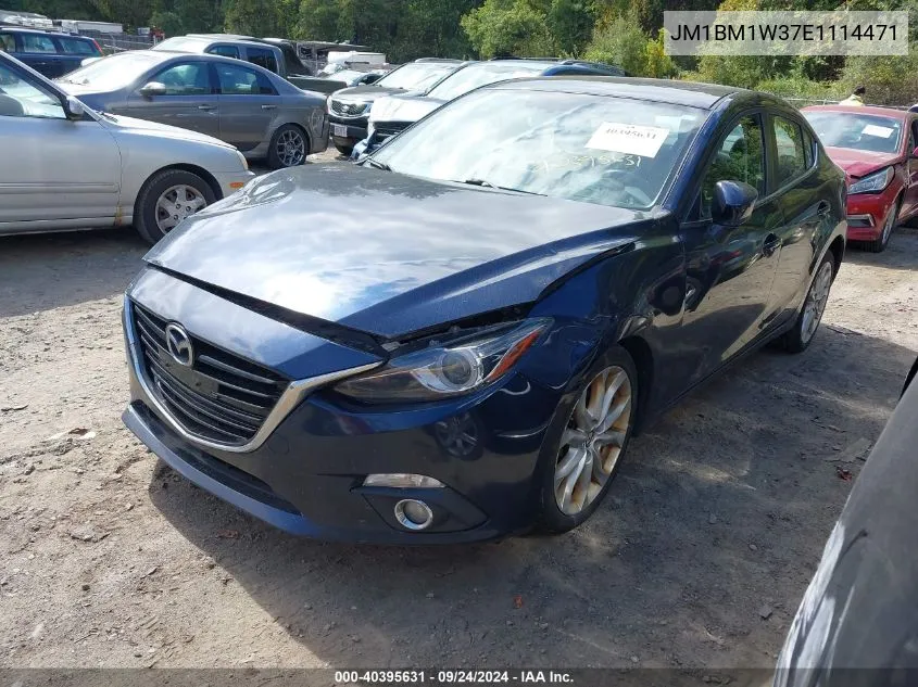 2014 Mazda 3 Grand Touring VIN: JM1BM1W37E1114471 Lot: 40395631