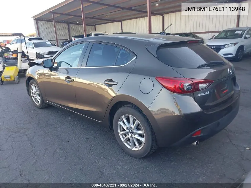 2014 Mazda Mazda3 I Touring VIN: JM1BM1L76E1113948 Lot: 40437221