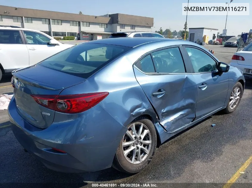 2014 Mazda 3 Touring VIN: 3MZBM1V73EM116271 Lot: 40461691