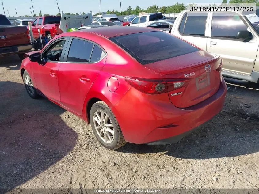 2014 Mazda Mazda3 I Touring VIN: JM1BM1V70E1174225 Lot: 40472667