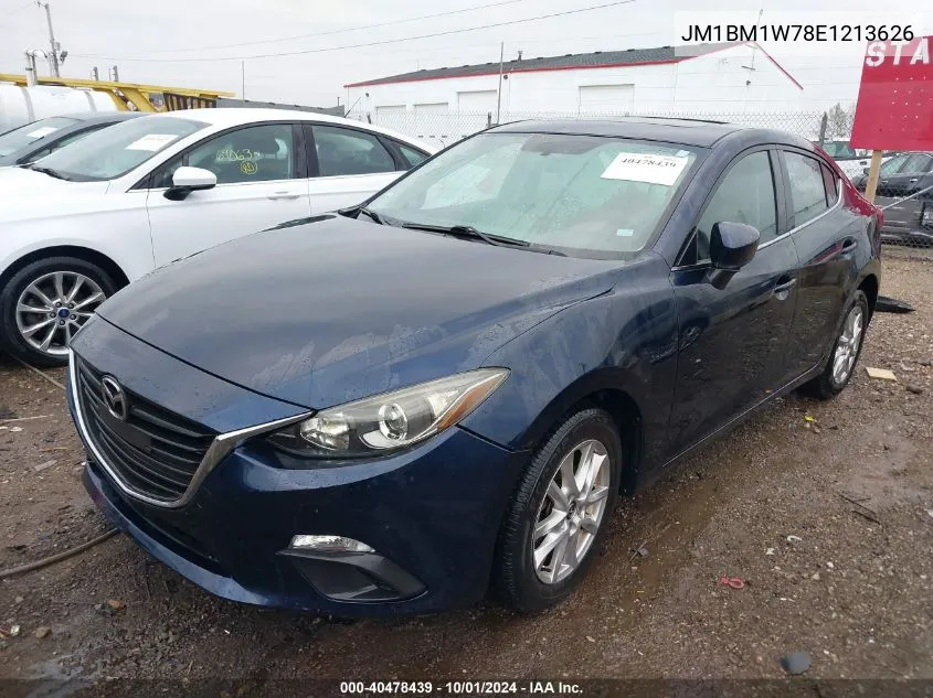 2014 Mazda 3 Grand Touring VIN: JM1BM1W78E1213626 Lot: 40478439