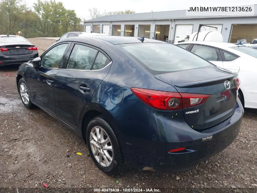 2014 Mazda 3 Grand Touring VIN: JM1BM1W78E1213626 Lot: 40478439