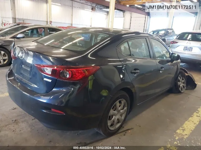 JM1BM1U70E1172511 2014 Mazda Mazda3 I Sport