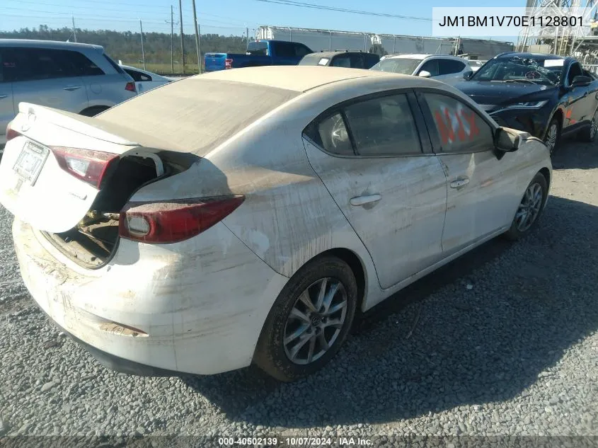 2014 Mazda Mazda3 I Touring VIN: JM1BM1V70E1128801 Lot: 40502139