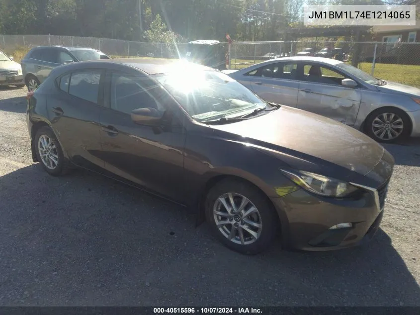 2014 Mazda 3 Touring VIN: JM1BM1L74E1214065 Lot: 40515596