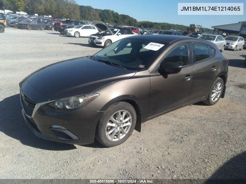 2014 Mazda 3 Touring VIN: JM1BM1L74E1214065 Lot: 40515596