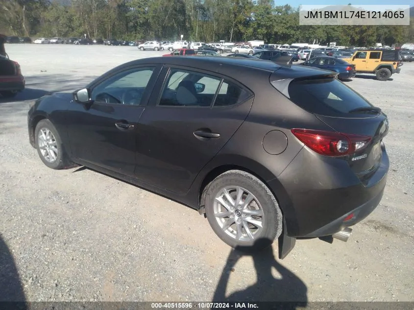 2014 Mazda 3 Touring VIN: JM1BM1L74E1214065 Lot: 40515596