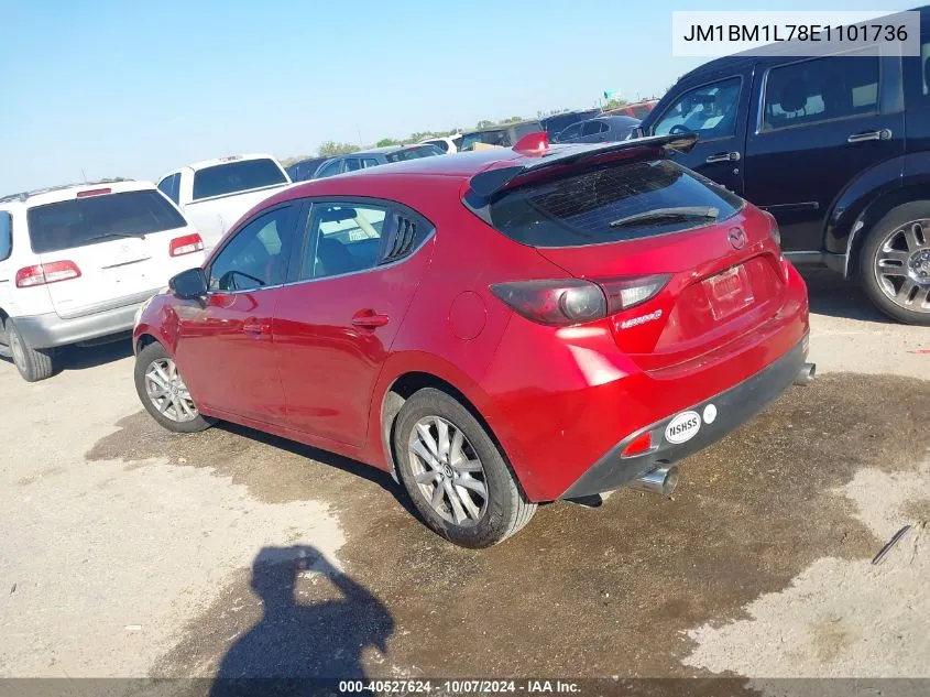 2014 Mazda Mazda3 I Touring VIN: JM1BM1L78E1101736 Lot: 40527624