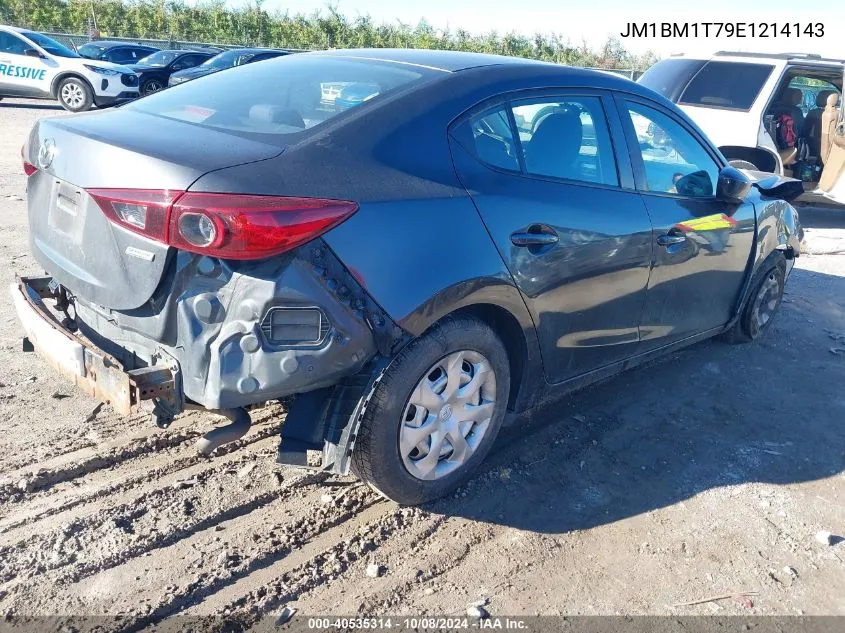 JM1BM1T79E1214143 2014 Mazda 3 Sv