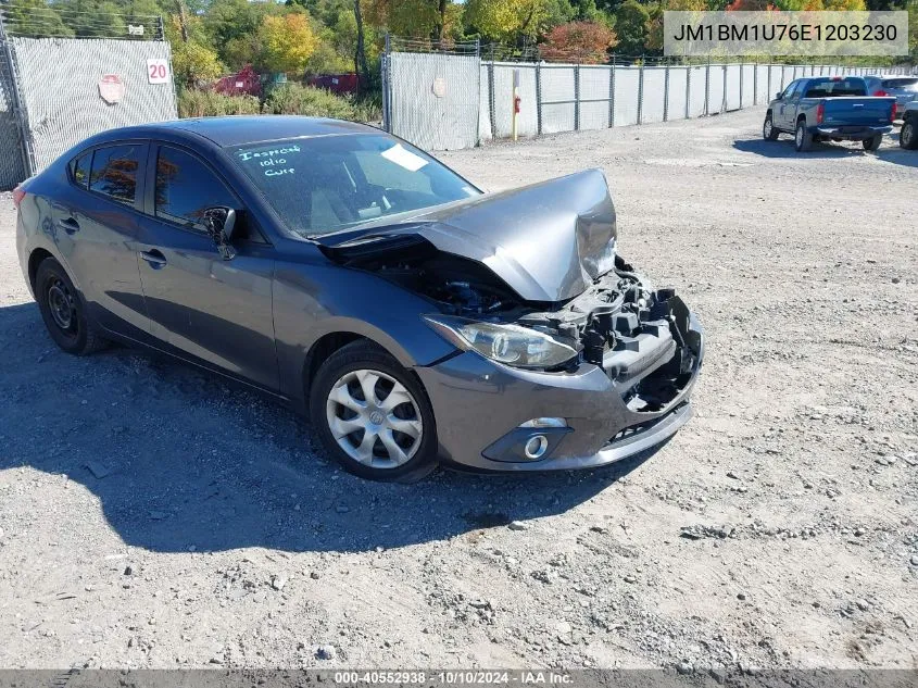 2014 Mazda Mazda3 I Sport VIN: JM1BM1U76E1203230 Lot: 40552938