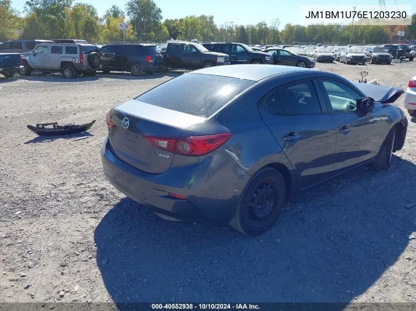 2014 Mazda Mazda3 I Sport VIN: JM1BM1U76E1203230 Lot: 40552938