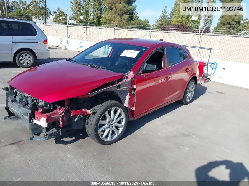 2014 Mazda Mazda3 Touring VIN: JM1BM1L33E1103746 Lot: 40566513