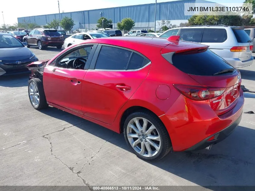 2014 Mazda Mazda3 Touring VIN: JM1BM1L33E1103746 Lot: 40566513