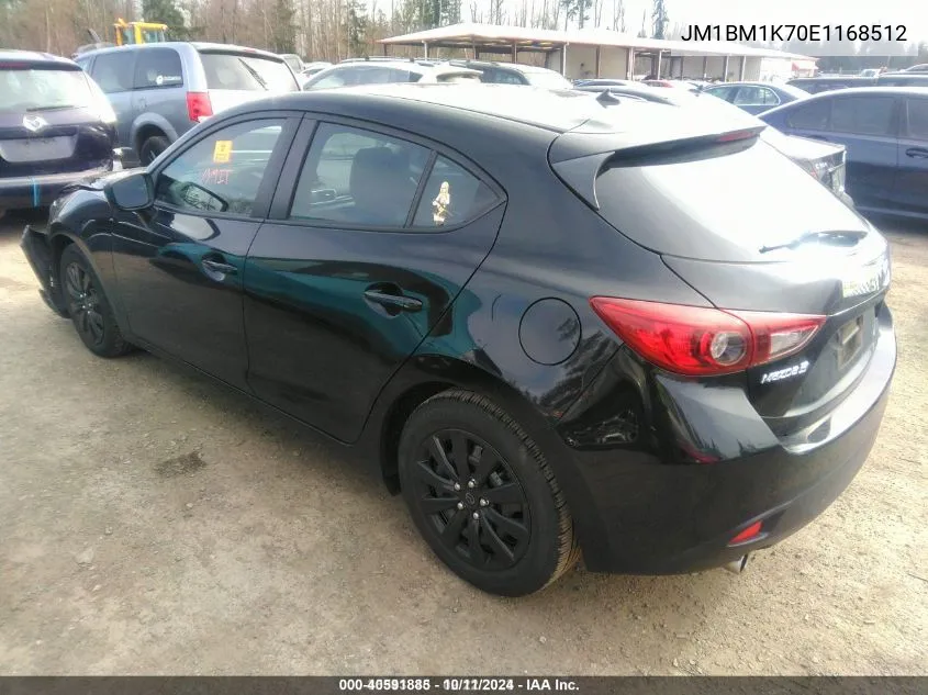 JM1BM1K70E1168512 2014 Mazda Mazda3 I Sport