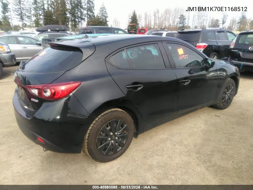 JM1BM1K70E1168512 2014 Mazda Mazda3 I Sport