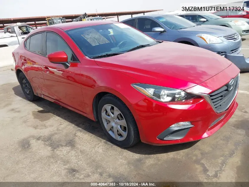 2014 Mazda Mazda3 I Sport VIN: 3MZBM1U71EM117324 Lot: 40647383