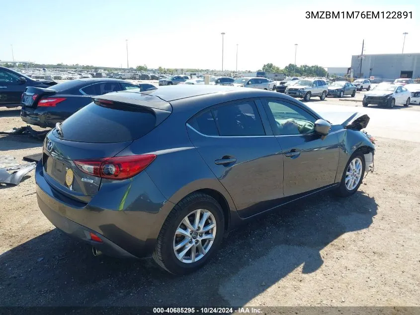 2014 Mazda Mazda3 I Grand Touring VIN: 3MZBM1M76EM122891 Lot: 40685295