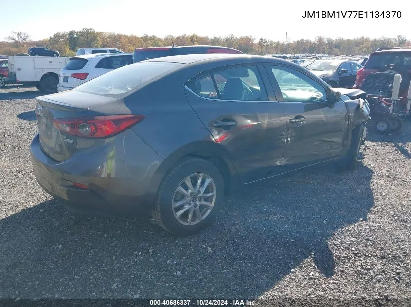 2014 Mazda Mazda3 I Touring VIN: JM1BM1V77E1134370 Lot: 40686337