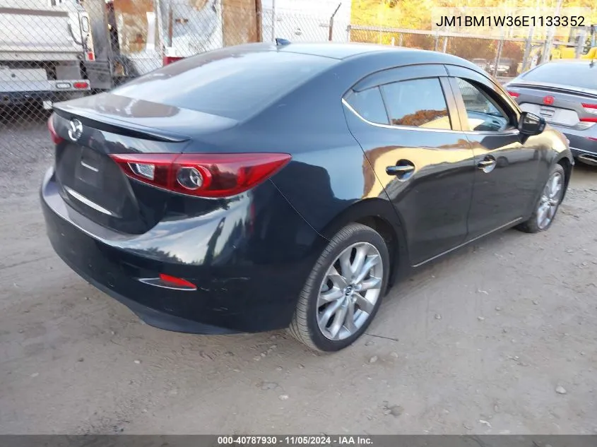 2014 Mazda Mazda3 S Grand Touring VIN: JM1BM1W36E1133352 Lot: 40787930