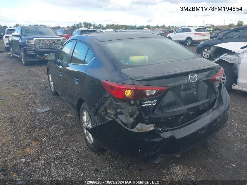 3MZBM1V78FM194854 2015 Mazda 3 Touring