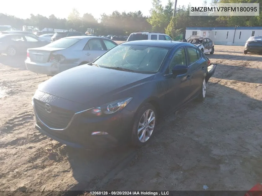 2015 Mazda 3 Touring VIN: 3MZBM1V78FM180095 Lot: 12068128