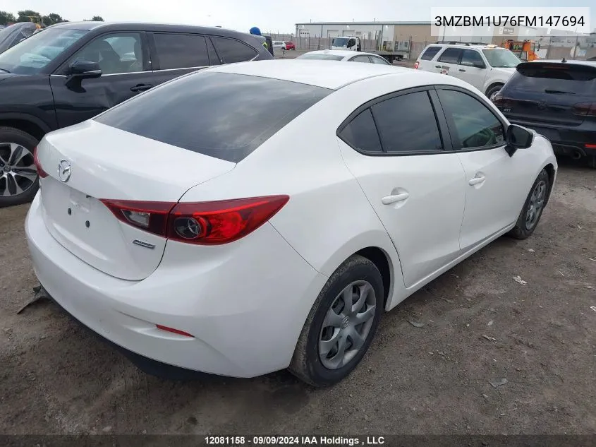 3MZBM1U76FM147694 2015 Mazda Mazda3