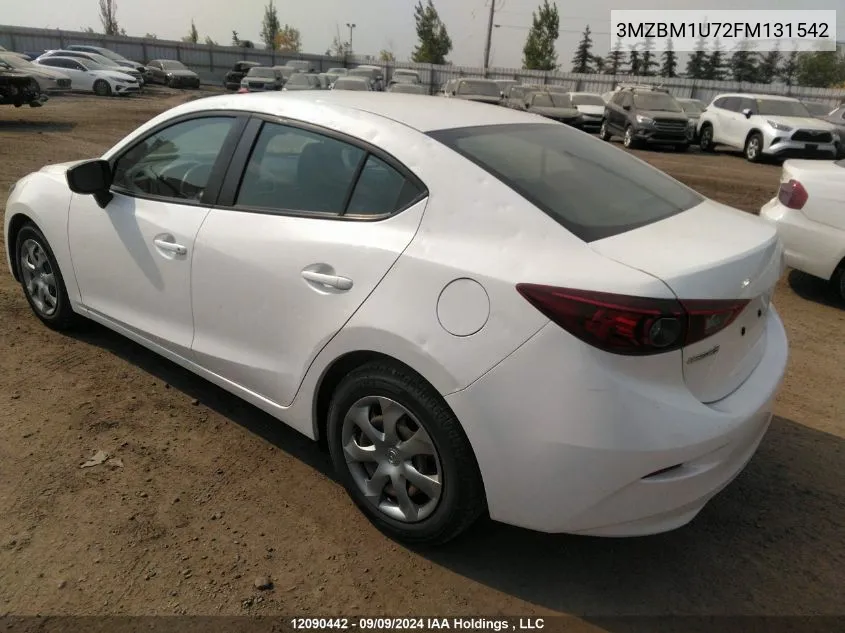 3MZBM1U72FM131542 2015 Mazda Mazda3