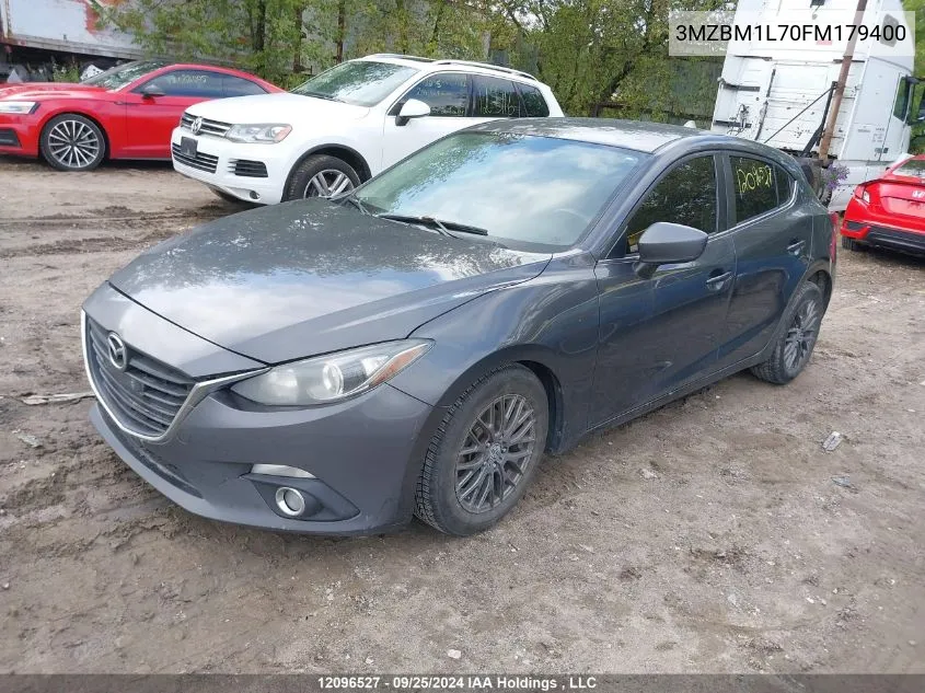 3MZBM1L70FM179400 2015 Mazda 3 Touring