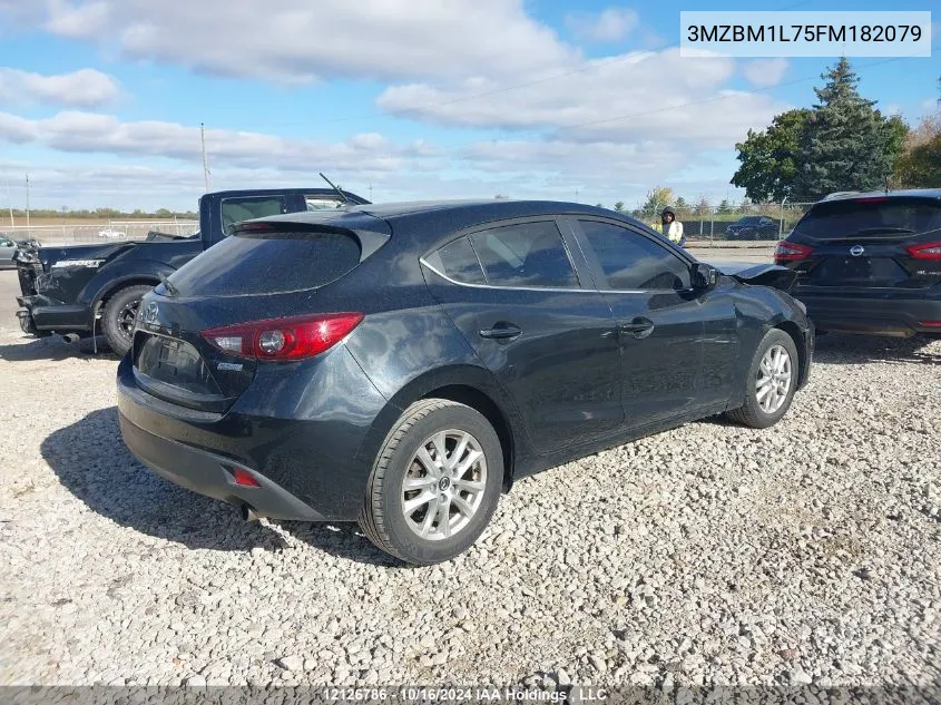 2015 Mazda Mazda3 VIN: 3MZBM1L75FM182079 Lot: 12126786