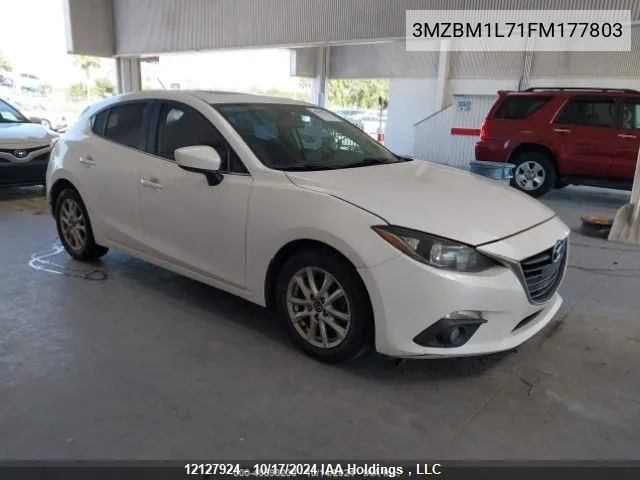 2015 Mazda 3 Mazda VIN: 3MZBM1L71FM177803 Lot: 12127924