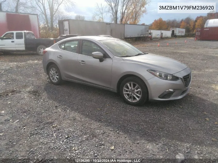 2015 Mazda 3 Touring VIN: 3MZBM1V79FM236920 Lot: 12136295