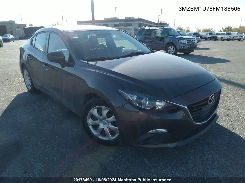 3MZBM1U78FM188506 2015 Mazda Mazda3 Gx Sky