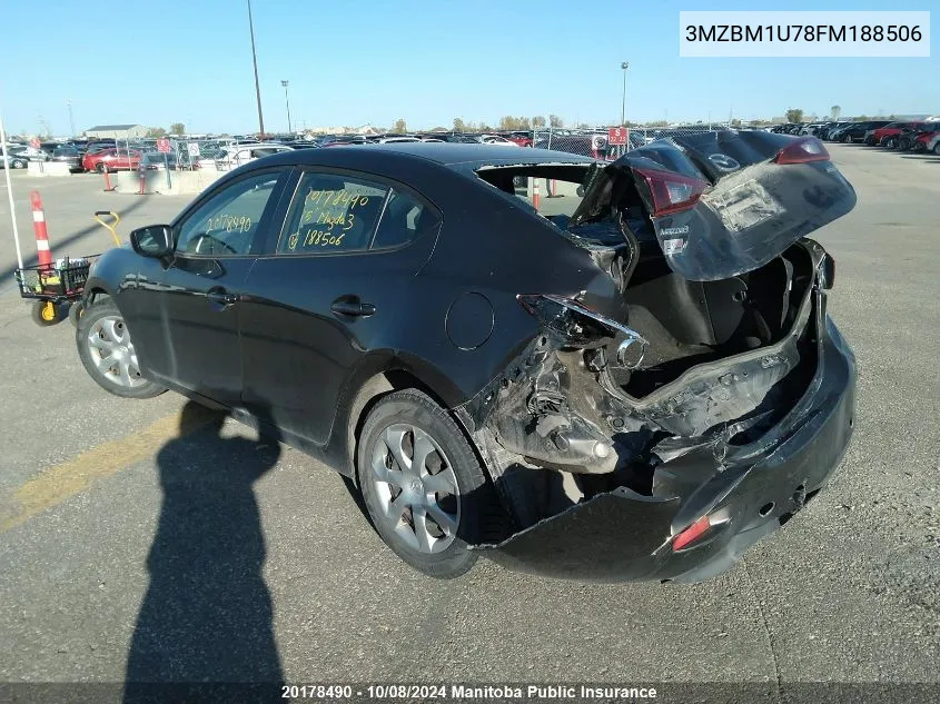 2015 Mazda Mazda3 Gx Sky VIN: 3MZBM1U78FM188506 Lot: 20178490